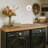 Wooden Washer And Dryer Top: Custom Laundry Room Countertop Handcrafted To Fit 60" X 32"  Weathered Grey-120955869-120955867