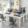 Akul Extra Long Computer Desk, Large Workstation for Home Office