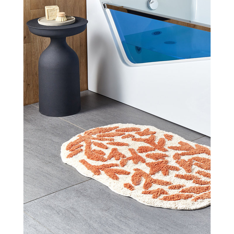 Weldon Cotton Bath Mat, Orange