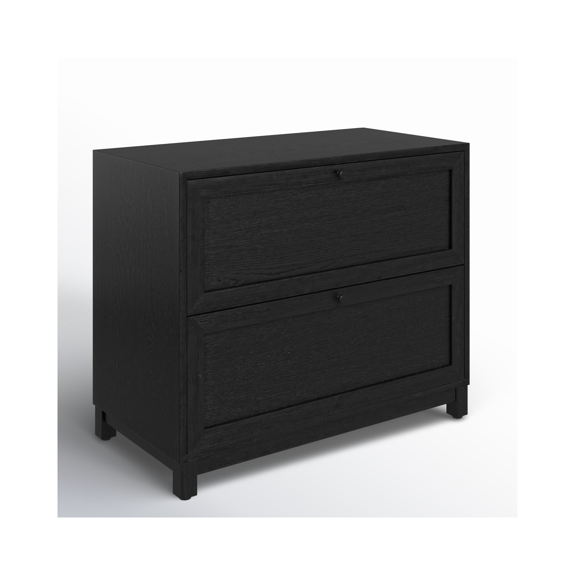 Sonata 2 - Drawer Nightstand, Drifted Matte Black
