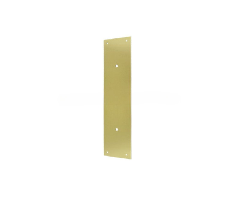 Deltana PPH3515U15 Push Plate 15" for 8" Door Pull; Satin Nickel Finish, 381" H x 89" W x 89" D, Polished Brass