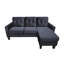 Ollice 3 Seater Velvet Sofa & Chaise-1665375880
