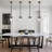 Levona 1 - Light 5.1" Wide Pendant with Hammered Glass for Kitchen Island-2104462132-2085483604