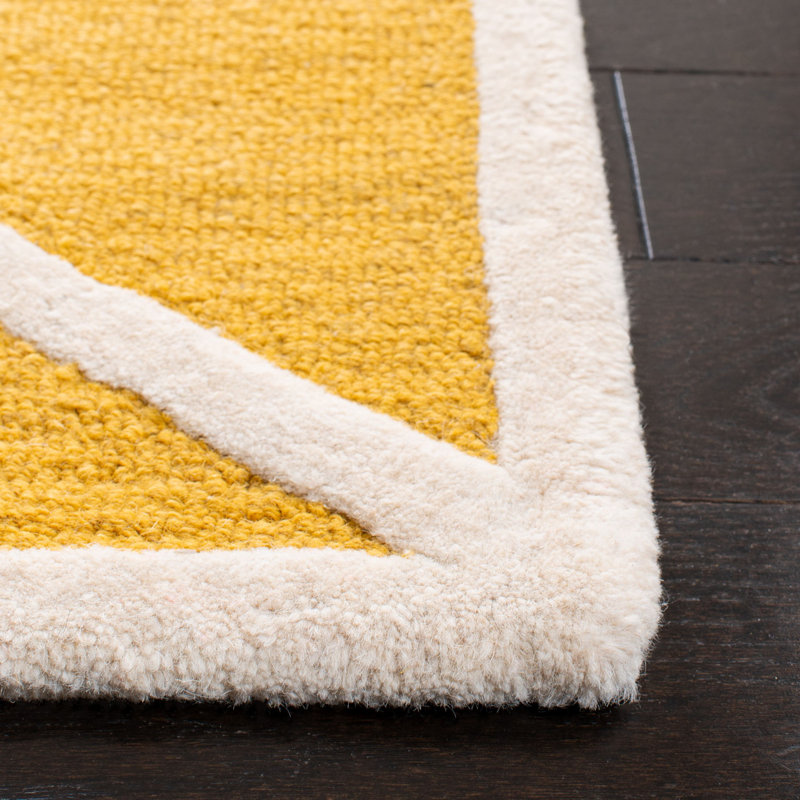 Tapis géométrique en laine touffeté à la main Deedgra, Rectangle 3 pi x 5 pi
