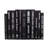 12" W Modern Hardback Decorative Book Set