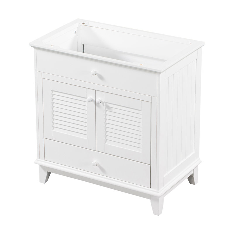 Bathroom Vanity Base without Sink Bathroom Cabinet with Two Doors and One Drawer