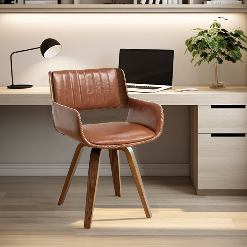 Chaises de bureau, Brun