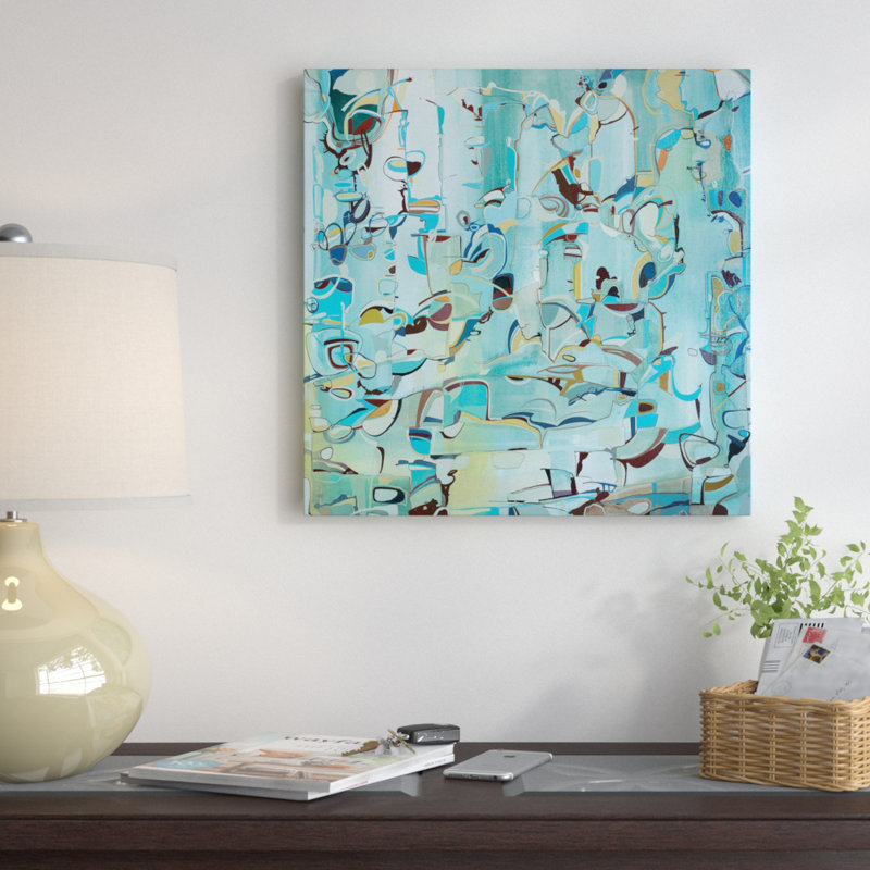 « carnival ii », impression sur toile tendue, H 18 po x l 18 po x P 1,5 po
