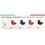 Causeuse en cuir italien Modern Modern