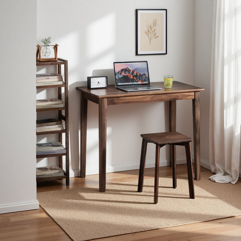 Solid Wood Rectangular Desk