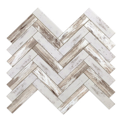 11.42'' W x 11.57'' L Glass Peel and Stick Mosaic Tile