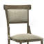Chaise d'appoint rembourrée en polyester Barsha