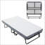 Lit pliable avec matelas et housse de rangement, portable et confortable pour les adultes