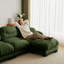 Pleated Chenille Modular Sofa with Ergonomic Foam Comfort-481292567-481292565