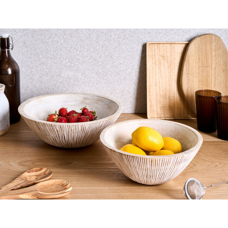 Handmade Mango Wood Decorative Bowl 2