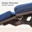 Chaise de patio inclinable avec coussins Adamsons-2146731183
