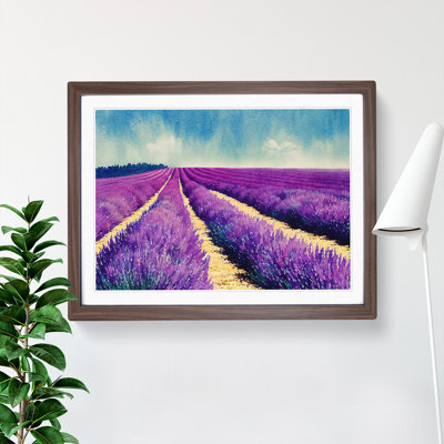 Lavender Field Vol.1 - Single Picture Frame Painting