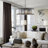 Graceyn 24" Crystal Chandelier 6 - Light Dimmable with Hanging Chain