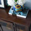 Solid Wood Entryway Curio Cabinet with Interior Light-29908574