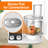Nutrichef Food Processor Masher Blade Disc - Replacement Parts For Nutrichef Multifunction Food Processor Model Number: Ncfp8-100146906