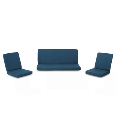 CAROLINA CLUB CHAIR  LOVESEAT CUSHION SET, DARK TEAL, (2sets 63513.00 CUSHION SET+1set 63308.00 CUSHION SET)
