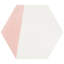 Carreau de porcelaine hexagonale 8 po GeoHex Burst-59905463