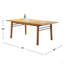 Table de salle à manger Honey Wood