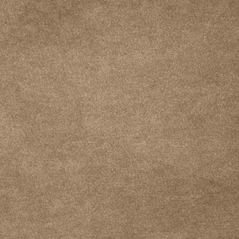 Banc rembourré en velours beige Zenna, Velours beige