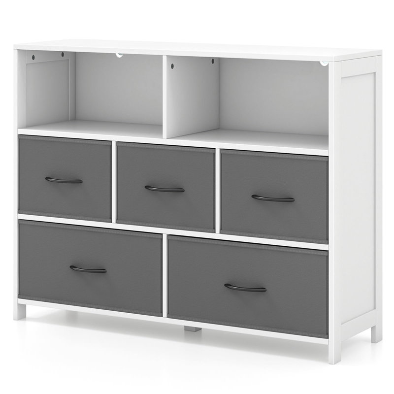 Ettore 5 Drawer Double Dresser