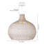 Aribella 1 - Light White Dome Pendant-226390586
