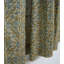 Rideau à panneau plat non doublé en lin de couleur vert foncé et vert à motif floral fait à la main pour le salon et la chambre à coucher, rideaux et rideaux en lin Boho Farmhouse-1039667824