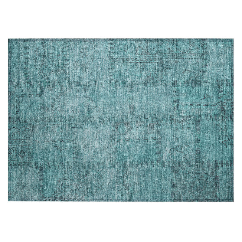 Preana Patchwork Indoor / Outdoor Rug, Rectangle 1'8" x 2'6"