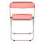 Chaise d'appoint avec structure en acier, plastique-120200420