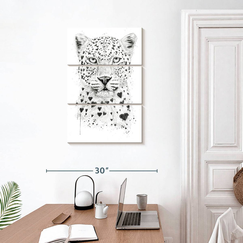 Brampt Lovely Leopard, 32" H x 20" W