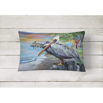 Outdoor Reversible Throw Pillow