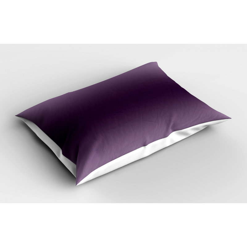 Polyester Ombre Sham Set, Violet, Twin