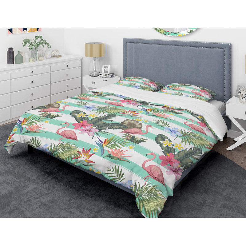 Retro Art Deco - Mid century bedding set - Modern Mid-century Bed cover set, King Duvet Cover + 2 Shams