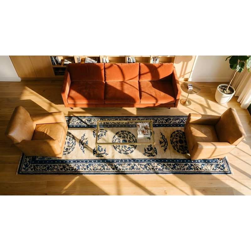 Handmade Wool Floral Area Rug