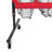 OUKANING 27.55"X27.55" 9 Hole Golf Baseball Pitching Net With Target Pockets And Wheels