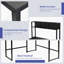 Metal Base Computer Desk