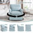 Kandyn 29.9"Wide Modern Comfortable Swivel Barrel Chair With A Pillow-1010763112