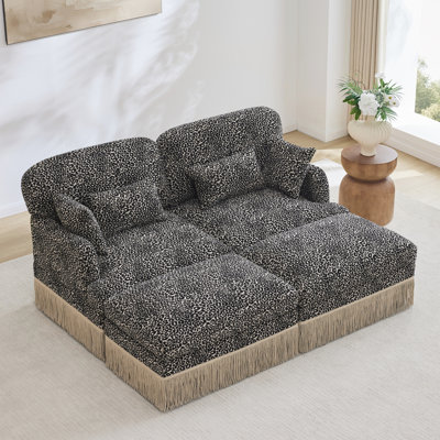 Canapé Comfy Chenille Leopard