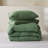 100% Waffle Weave Cotton Duvet Cover Set-135266599-135266601