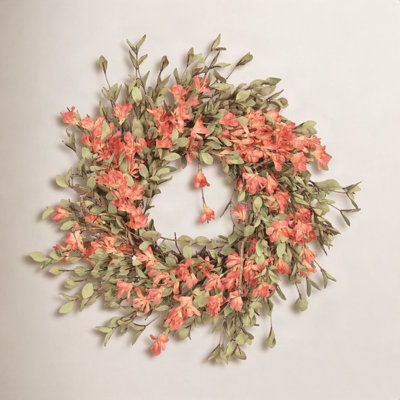 24" Handcrafted Forsythia No Holiday Wreath