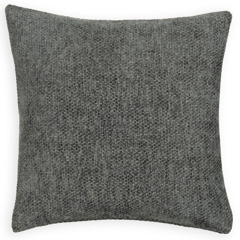 Coussin Serenity, Plumes, 20 po x 20 po, Bleu foncé