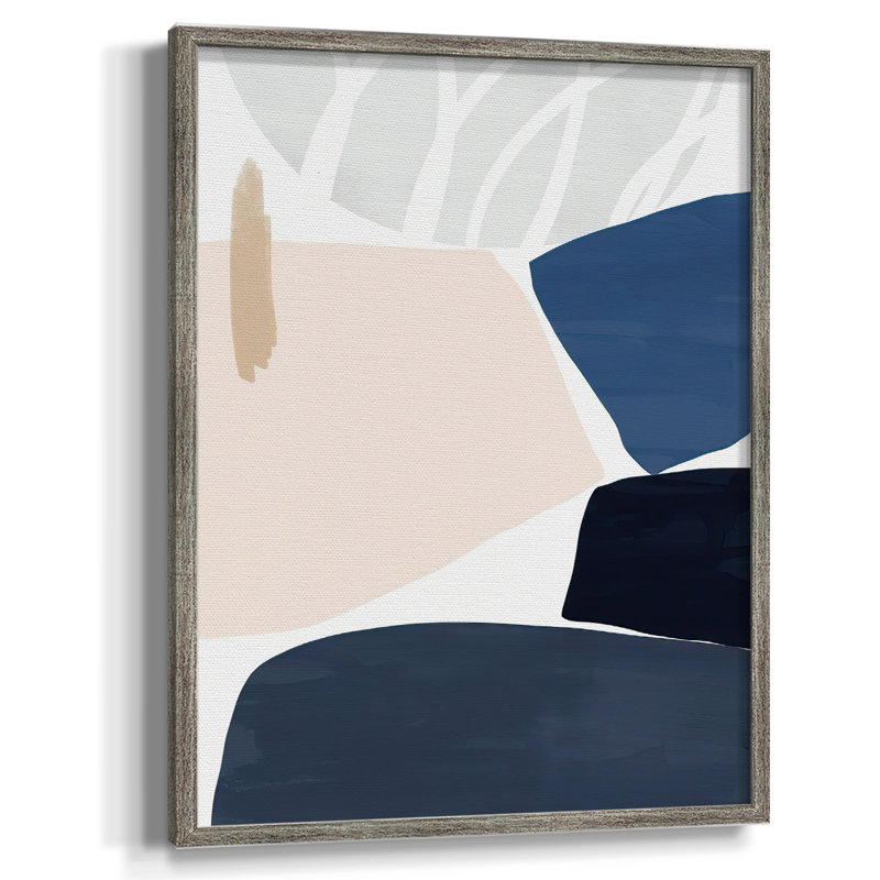 DenimAndSandII Framed Print - Solid Wood, 15" H x 12" W