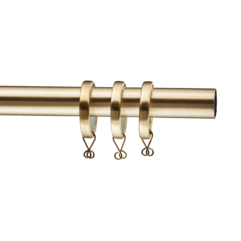 Laudalino Curtain Rings, Vintage Brass