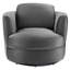 Fauteuil pivotant en velours Pirouette Performance-219657674