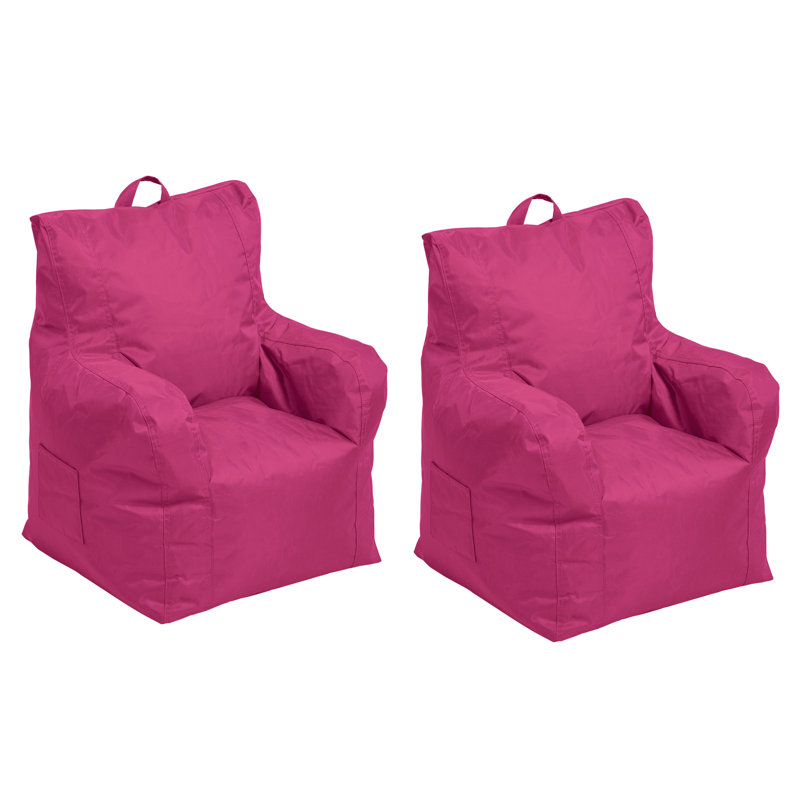 Petit fauteuil à billes Cali, Nylon framboise