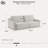 Serta Gabi 90.2" Queen Size Convertible Sleeper Sofa, Lift and Fold Wall Hugger, Chenille-91113148